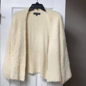 Fur 3/4 sleeve Cardigan USED ONCE
